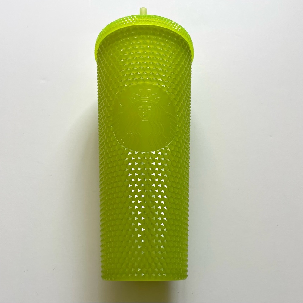 NWOT Starbucks Glow in the Green Studded Tumbler